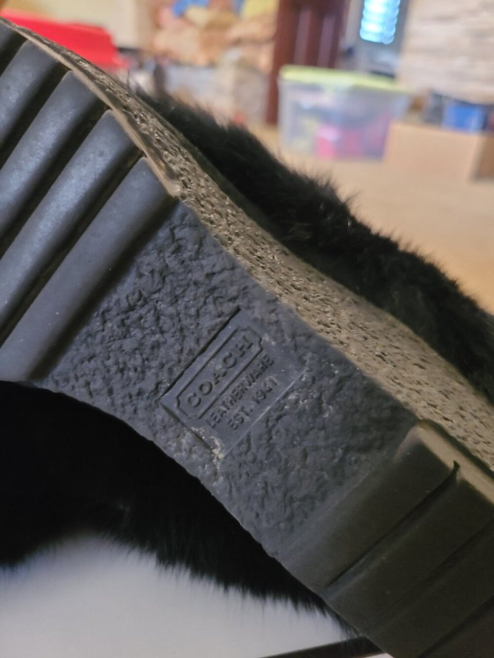 Coach Fur-Trimmed Maryann Boots - Picture 4 of 4